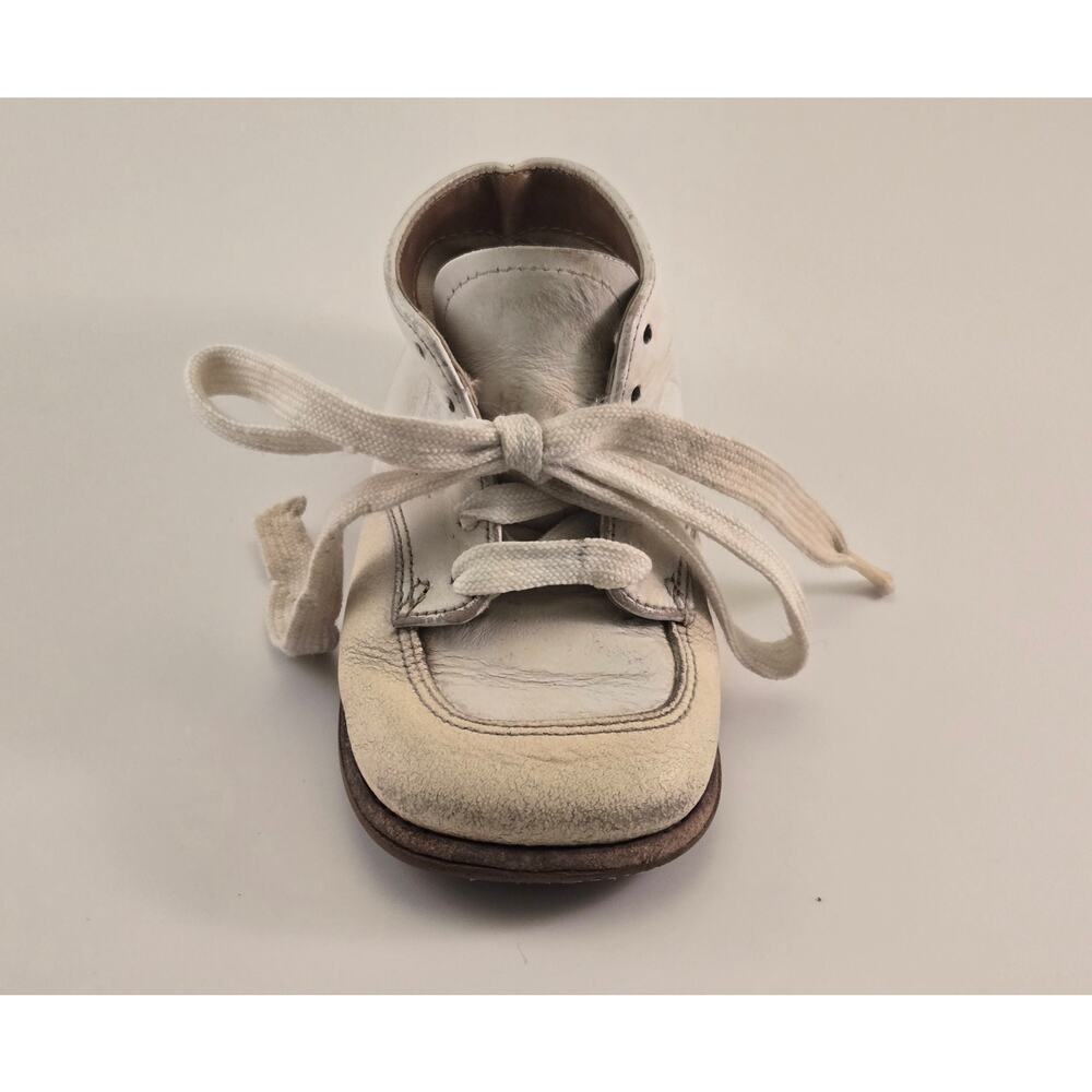 Vintage Baby Shoe Buster Brown Single Shoe for Crafts Repurposing Altered Art - Picture 2 of 5